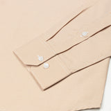 Marcell Yellow Textured Cutaway Cotton Shirt - John Ellies