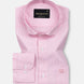 Marcell Pink Textured Cutaway Cotton Shirt - John Ellies