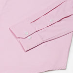 Marcell Pink Textured Cutaway Cotton Shirt - John Ellies