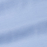 Marcell Blue Textured Cutaway Cotton Shirt - John Ellies