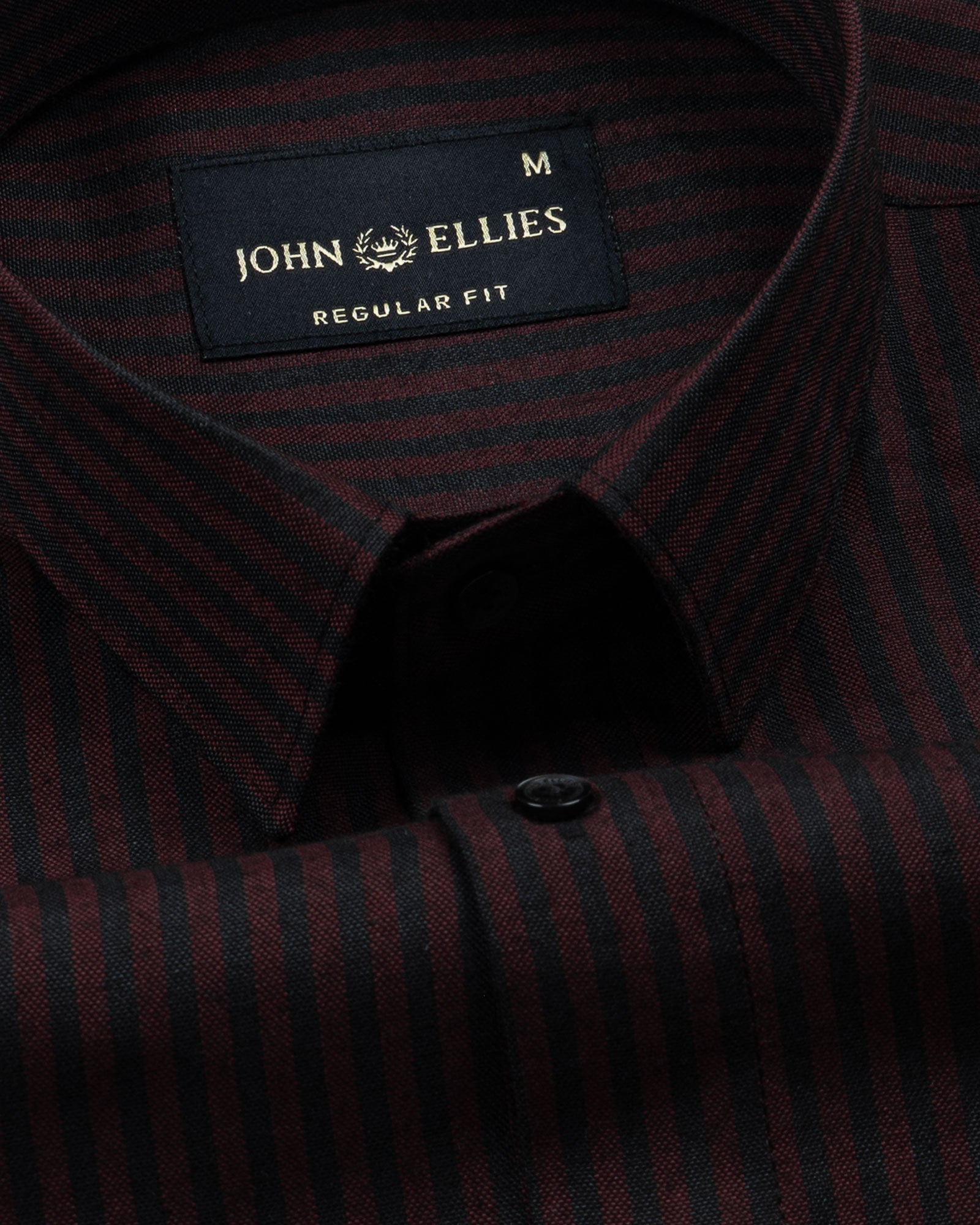 Destiny Red Stripes Oxford Cotton Shirt - John Ellies