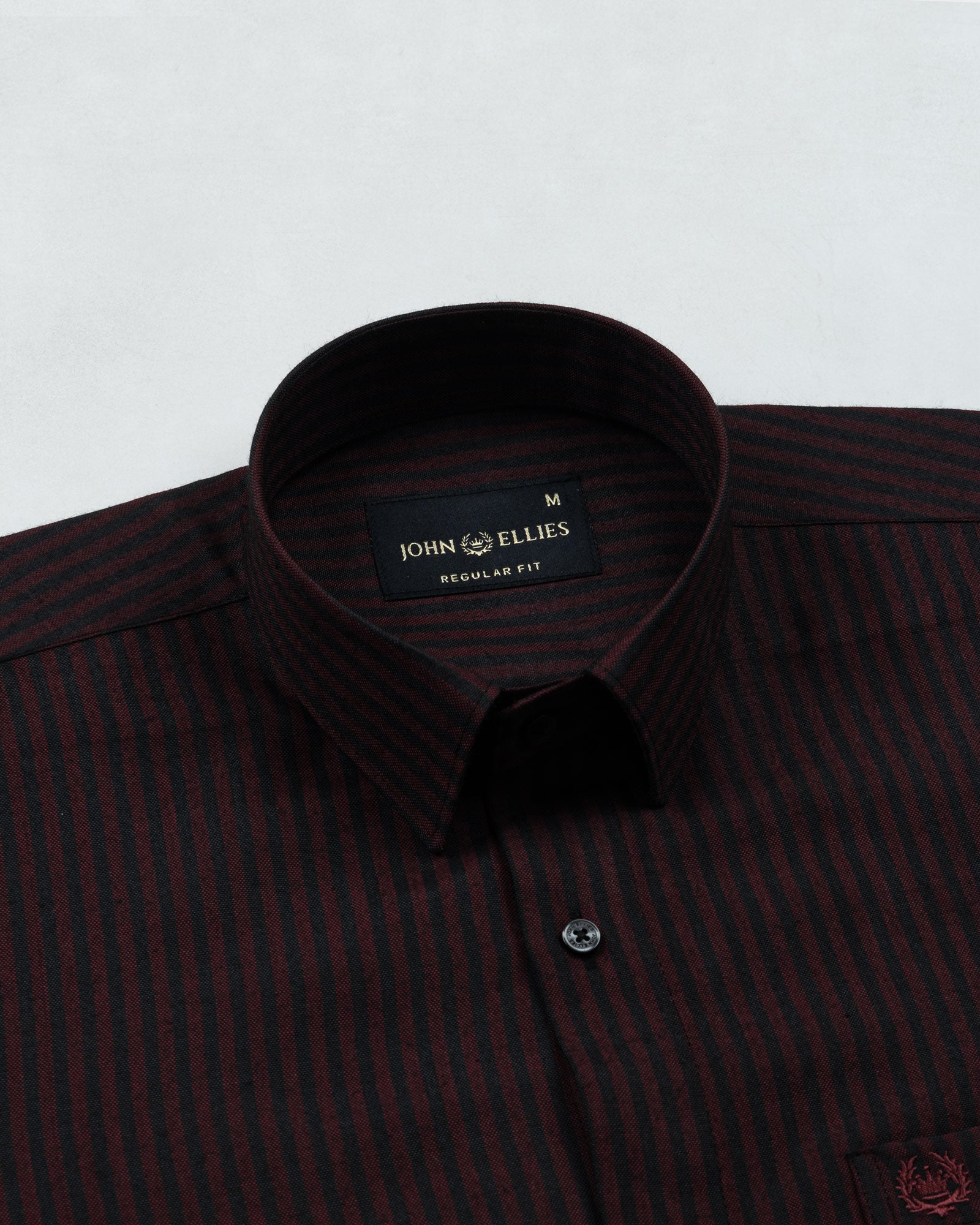 Destiny Red Stripes Oxford Cotton Shirt - John Ellies