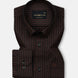 Destiny Brown Stripes Oxford Cotton Shirt - John Ellies