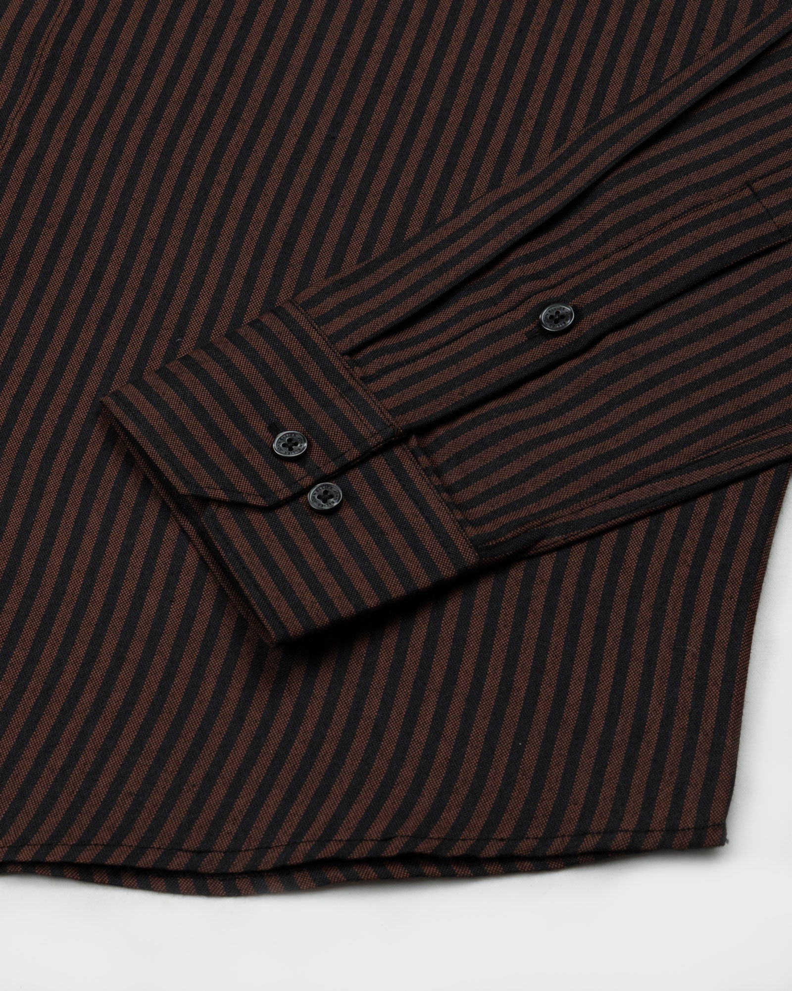 Destiny Brown Stripes Oxford Cotton Shirt - John Ellies