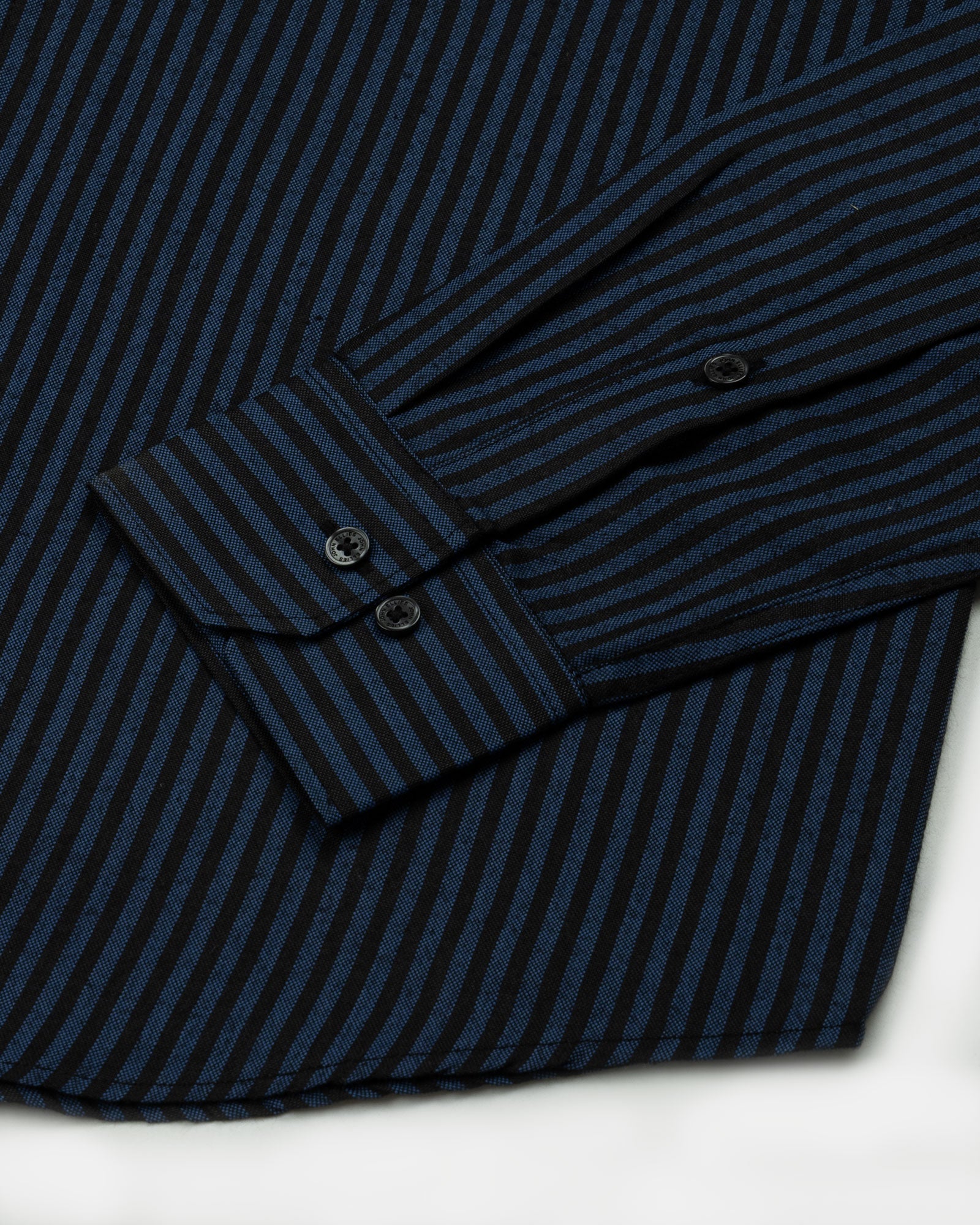 Destiny Blue Stripes Oxford Cotton Shirt - John Ellies