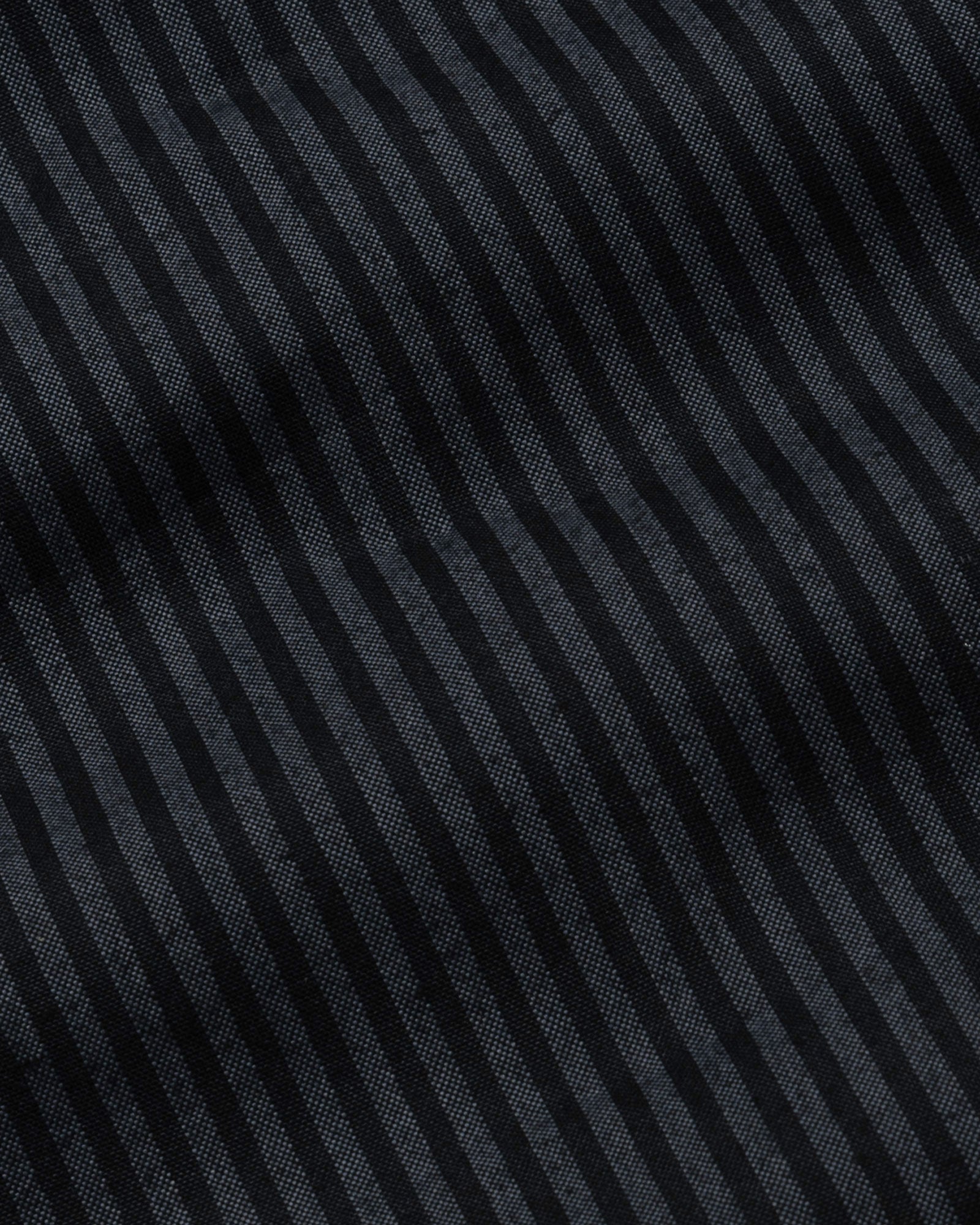 Destiny Grey Stripes Oxford Cotton Shirt - John Ellies