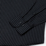 Destiny Grey Stripes Oxford Cotton Shirt - John Ellies