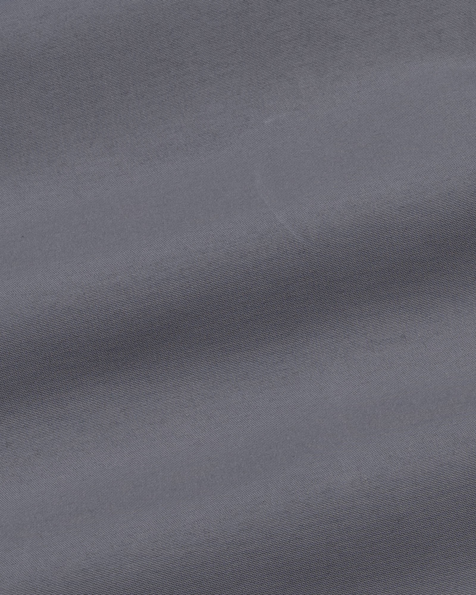 Monza Silver Plain Button Down Polyester Shirt - John Ellies