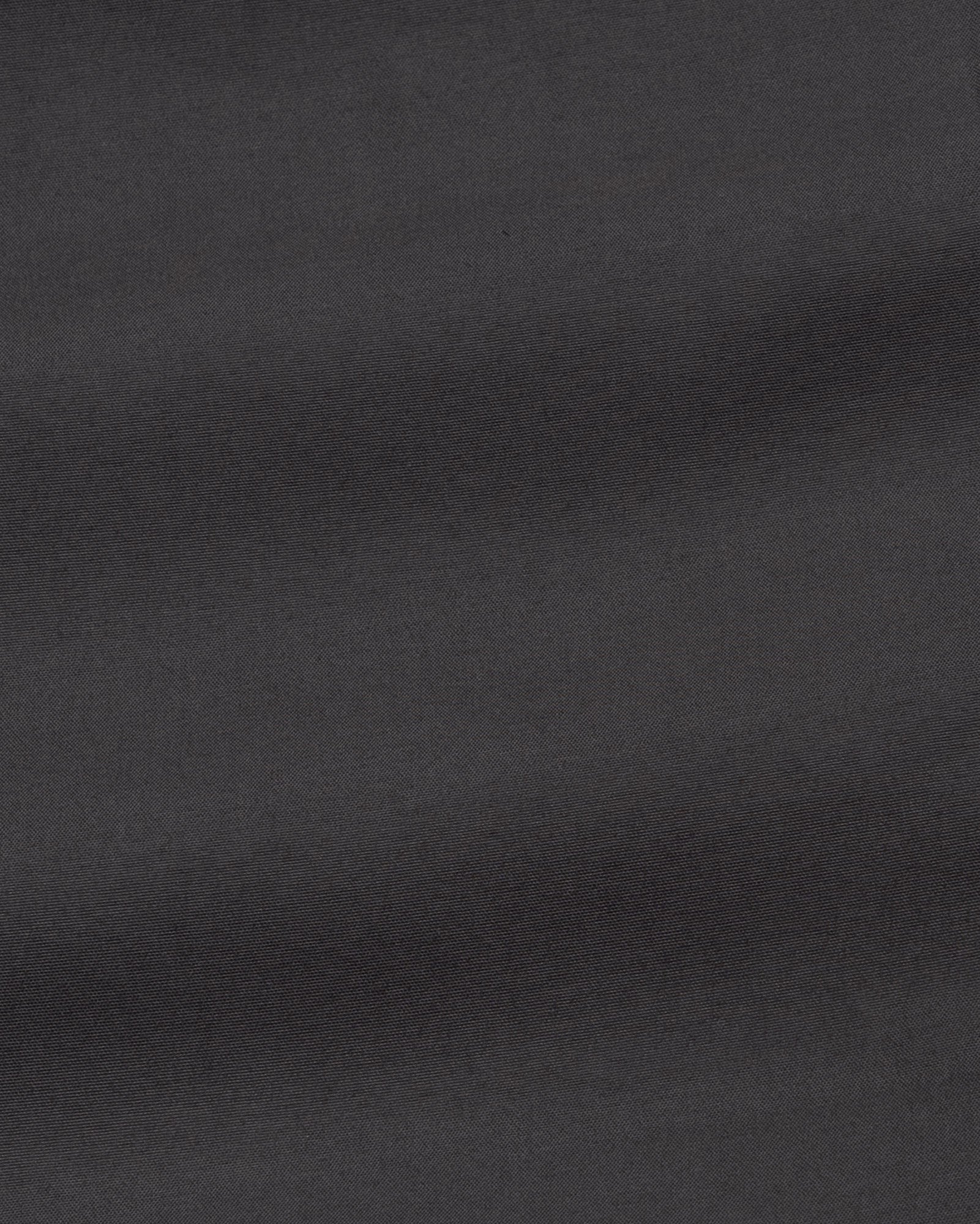 Monza Grey Plain Button Down Polyester Shirt - John Ellies