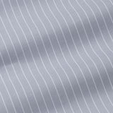 Seashel Silver Stripe Button Down Oxford Cotton Shirt