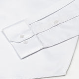 Wilson White Plain Satin Shirt