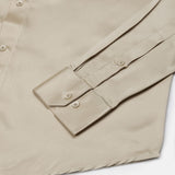 Wilson Cream Plain Satin Shirt