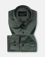 Wilson Green Plain Satin Shirt