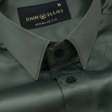 Wilson Green Plain Satin Shirt