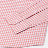 Prascot Orange Check Oxford Cotton Shirt