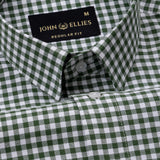 Prascot Green Check Oxford Cotton Shirt