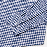 Prascot Navy Blue Check Oxford Cotton Shirt