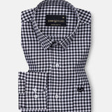Prascot Black Check Oxford Cotton Shirt