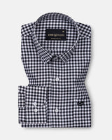Prascot Black Check Oxford Cotton Shirt