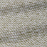 Parcore Olive Check Button Down Linen Cotton Shirt - John Ellies