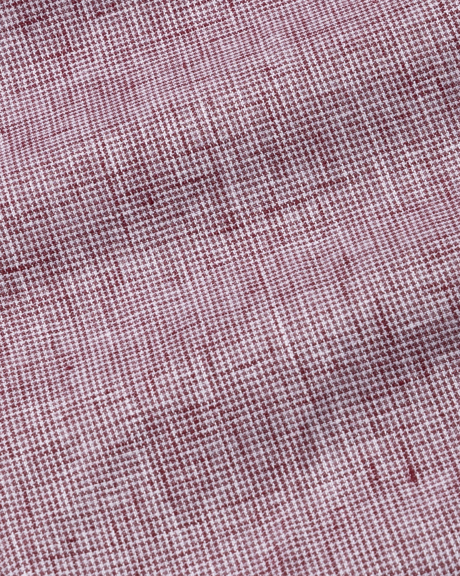 Parcore Maroon Check Button Down Linen Cotton Shirt - John Ellies