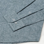 Parcore Green Check Button Down Linen Cotton Shirt - John Ellies