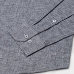 Parcore Black Check Button Down Linen Cotton Shirt - John Ellies