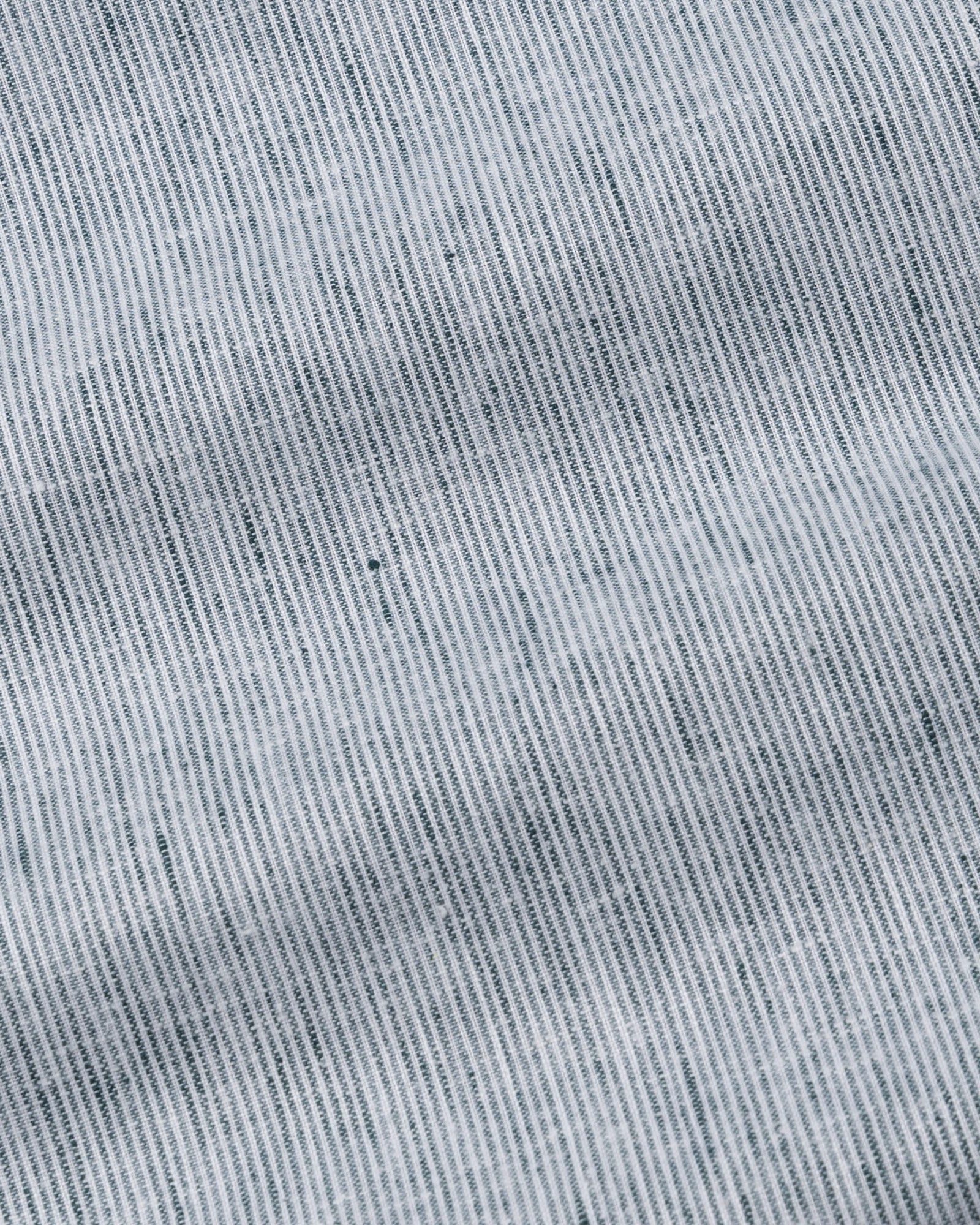 Parcore Green Stripe Button Down Linen Cotton Shirt - John Ellies