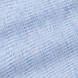 Parcore Blue Stripe Button Down Linen Cotton Shirt - John Ellies