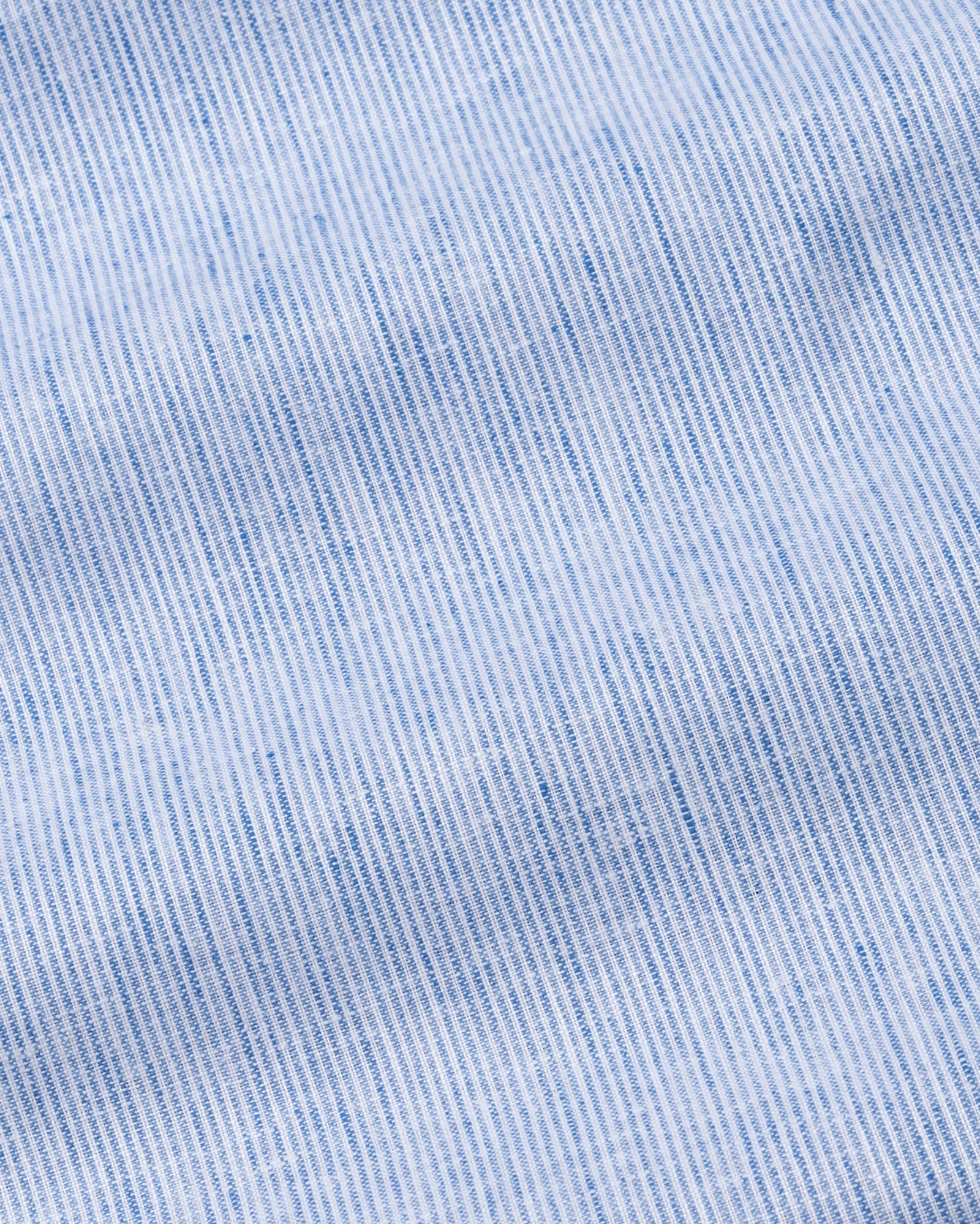 Parcore Blue Stripe Button Down Linen Cotton Shirt - John Ellies