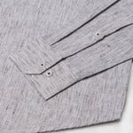 Parcore Brown Stripe Button Down Linen Cotton Shirt - John Ellies