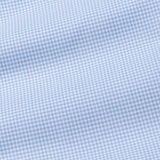 Claret Sky Blue Check Button Down Oxford Cotton Shirt - John Ellies