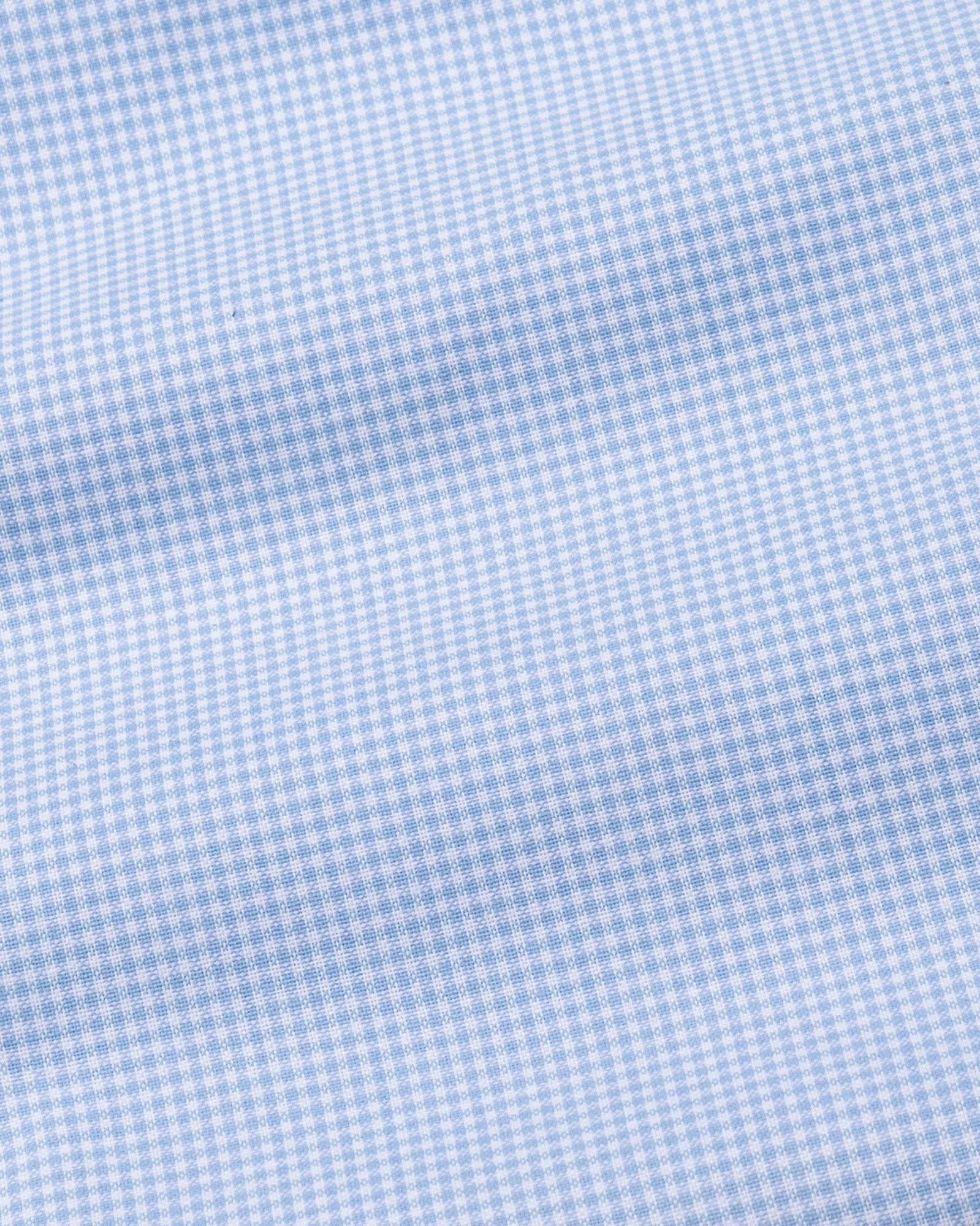 Claret Sky Blue Check Button Down Oxford Cotton Shirt - John Ellies