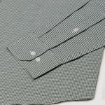 Claret Green Check Button Down Oxford Cotton Shirt - John Ellies