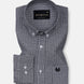 Claret Black Check Button Down Oxford Cotton Shirt - John Ellies