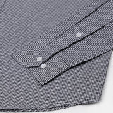 Claret Black Check Button Down Oxford Cotton Shirt - John Ellies