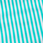 Cadenc Cyan White Cuff Collar Cotton Stripes Shirt - John Ellies