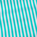 Cadenc Cyan White Cuff Collar Cotton Stripes Shirt - John Ellies