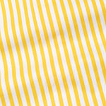 Cadenc Golden Yellow White Cuff Collar Cotton Stripes Shirt - John Ellies