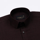 Wels Red Stripes Oxford Cotton Shirt - John Ellies