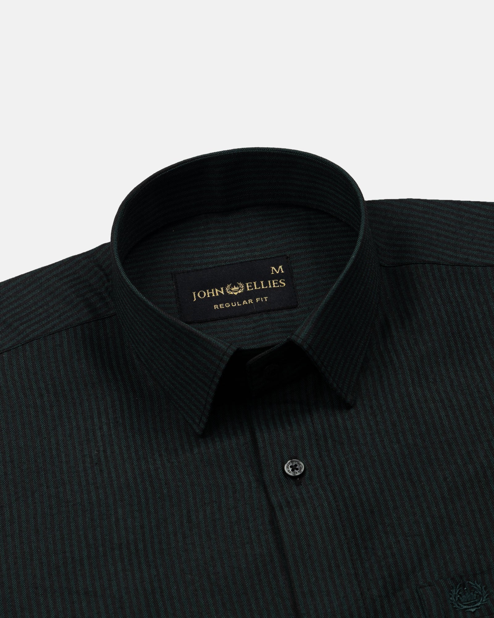 Wels Green Stripes Oxford Cotton Shirt - John Ellies