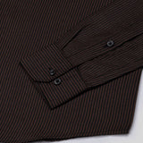 Wels Brown Stripes Oxford Cotton Shirt - John Ellies