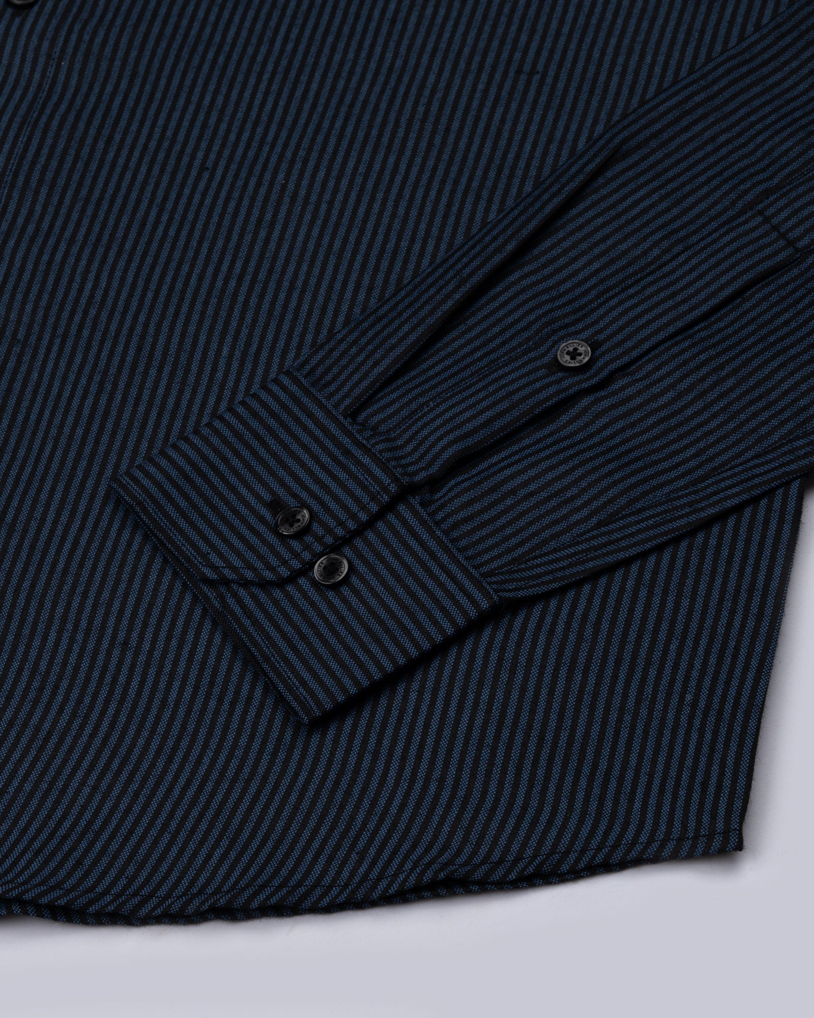 Wels Blue Stripes Oxford Cotton Shirt - John Ellies