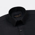 Wels Grey Stripes Oxford Cotton Shirt - John Ellies