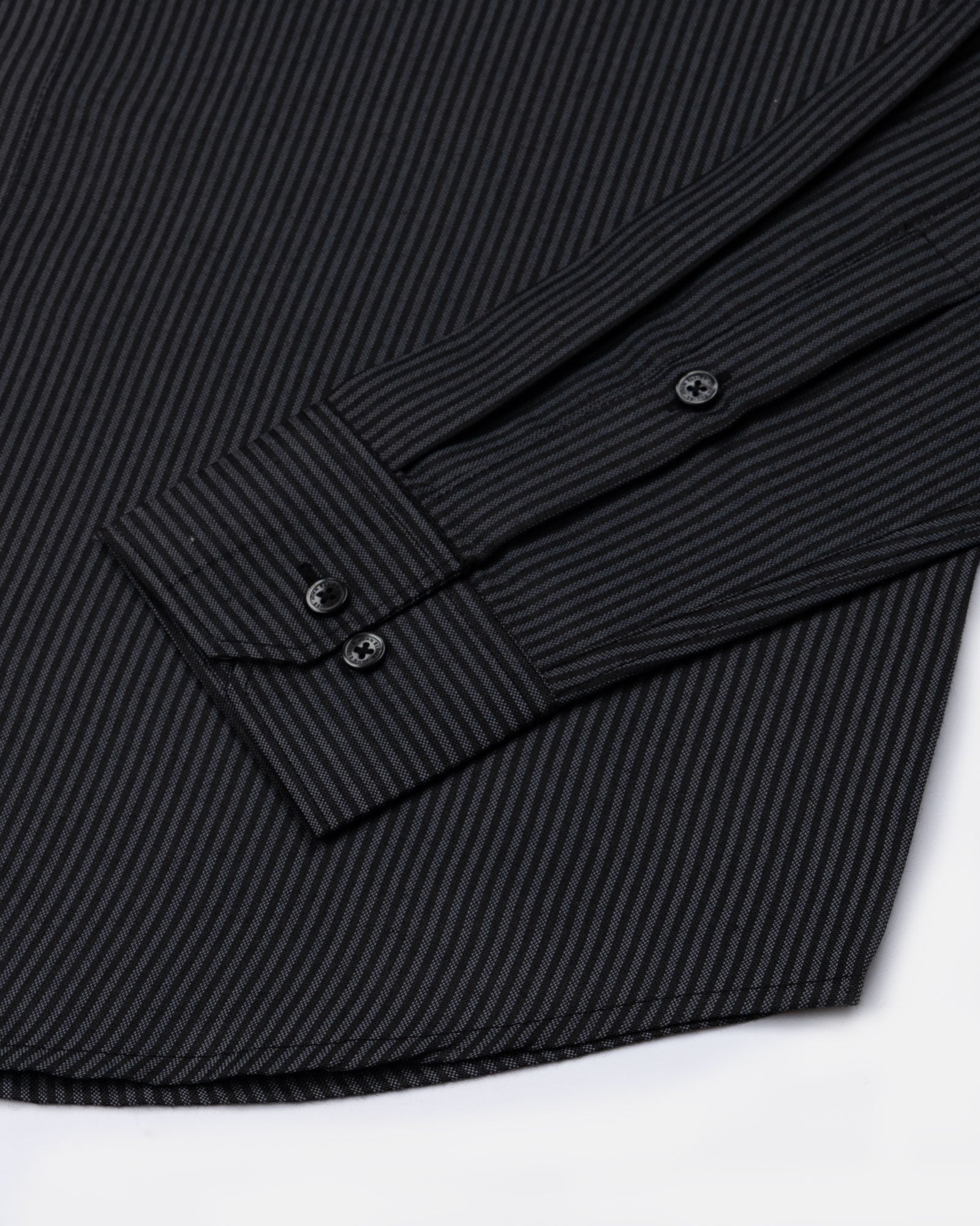 Wels Grey Stripes Oxford Cotton Shirt - John Ellies