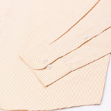 Zanrix Peach Stripe Button Down Oxford Cotton Shirt - John Ellies