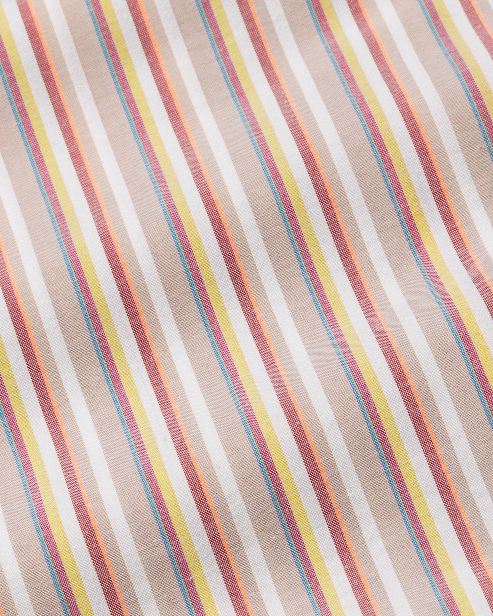 Venzia Multicolor Stripes Cotton Shirt - John Ellies