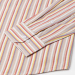 Venzia Multicolor Stripes Cotton Shirt - John Ellies