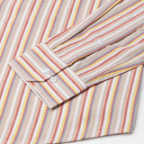 Venzia Multicolor Stripes Cotton Shirt - John Ellies