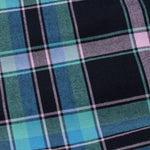Venzia Green And Black Check Cotton Shirt - John Ellies